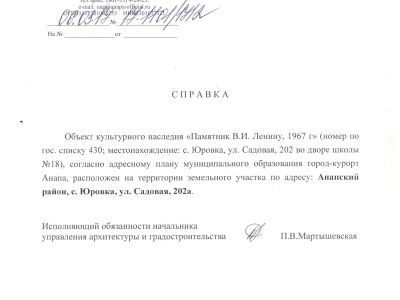 Памятник В.И. Ленину