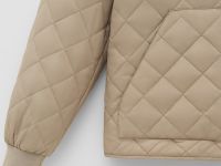 Утепленная стеганая куртка-бомбер