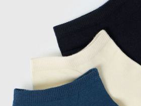 Короткие носки, 3 пары, Синий