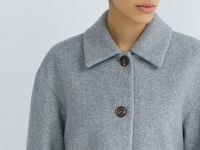 Куртка из пальтовой ткани, Серый