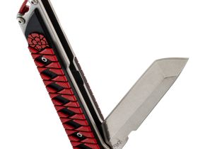 Нож Mr.Blade Hokku D2 SW G10 black red складной с чехлом