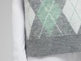 Трикотажный жилет с шерстью