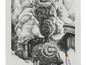 Скетчбук для рисования и графики Acmeliae 8K 375х260 мм 150 г 30 л, для карандашей и угля