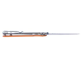 Нож складной Ruike P801-J, сталь 14C28N, рукоять G10, оранжевый