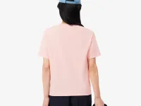 Женская футболка Lacoste свободного кроя из мягкого хлопка