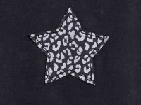 Футболка с аппликацией для девочек, Серый