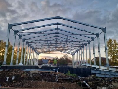 В Алдане ведется строительство спортивного зала для городской гимназии