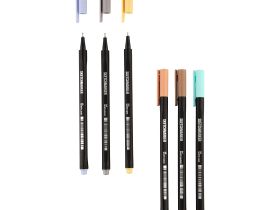 Набор цветных линеров Sketchmarker "Artist Fine Pen" Pastel 6 цветов в картонной упаковке