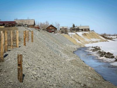 Берегоукрепительные работы в Верхневилюйске начнутся после весеннего половодья