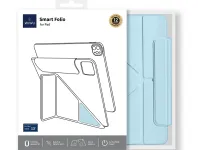 Чехол-книжка WIWU Magnetic Folio Case для Apple iPad 10 (2022)/iPad 11 (2025) с подставкой и отделением под стилус (голубой)