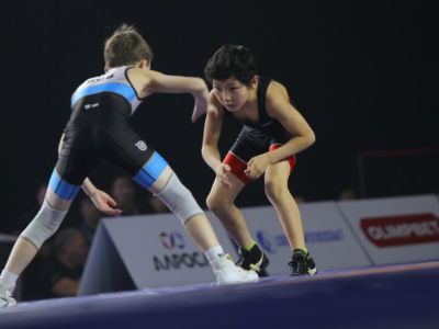 Юные борцы впервые выступили на турнире Дмитрия Коркина