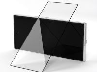 Защитное стекло VLP Premium Shield 2.5D для Galaxy Z Fold7 черная рамка