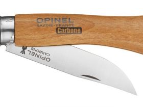 Нож складной Opinel №7 VRN Carbon, углеродистая сталь, рукоять бук