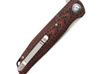 Складной нож Bestech Knives ASCOT, D2, Черно-красный карбон