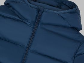 Стеганый пуховик с натуральным пухом