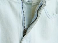 Джинсы Баррел с высокой посадкой, Голубой