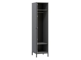 Распашной шкаф Трейвис 1-48x205 Графитовый