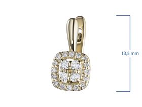 Серьги из желтого золота э0312сг11174400