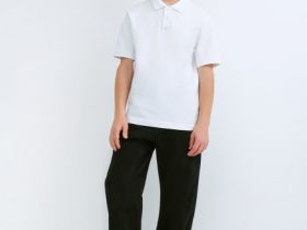 Поло для мальчиков, Белый