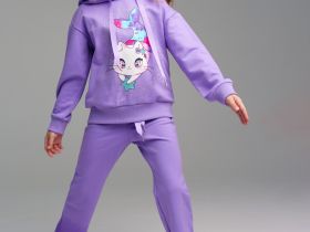 Толстовка трикотажная для девочек