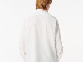 Мужская рубашка Lacoste из смеси хлопка и льна