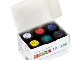 Набор акрила "Decola" 6 цв*20 мл глянцевый