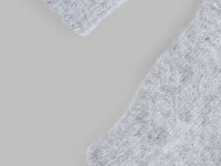 Вязаные варежки с шерстью и ангорой