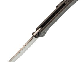 Складной нож WE Knife Ryson, сталь M390, рукоять титан, серый