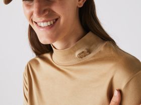 Женская хлопковая водолазка Lacoste