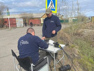 В якутском поселке Белая Гора идет строительство сети GPON