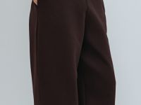 Брюки О-силуэта, Коричневый