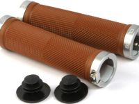 Грипсы Clark's CL0201 с замком (белый / зеленый)