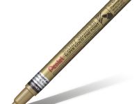 Маркер перманентный Pentel "Paint" 2,9 мм, с круглым наконечником, алюминиевый корпус, золото