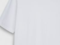 Вязаная футболка из пряжи, Белый