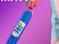 Набор кистей синтетика MIYA "Little Bird" 10 шт, голубые