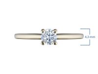 Кольцо из желтого золота э0312кц07200355