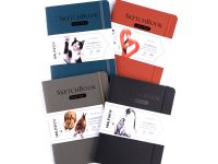 Скетчбук для графики Малевичъ "GrafArt white" 15x20 см 20 л 160 г, синий