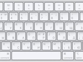Беспроводная клавиатура Apple Magic Keyboard 2021 White (MK2A3RS/A)