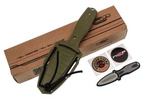 Тактический нож N.C.Custom Grave 2.0, сталь AUS-8, рукоять Elastron olive