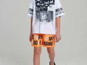 Шорты текстильные плавательные для мальчиков, длинные