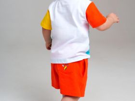 Фуфайка детская трикотажная для мальчиков (футболка), 2 шт в комплекте