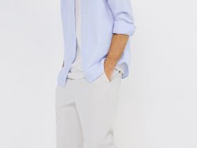 Брюки из хлопка, Белый