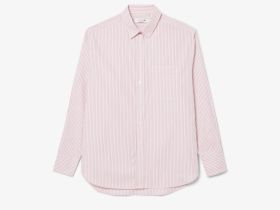 Женская рубашка Lacoste из хлопка