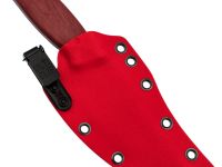 Нож Barmaley Knives Пьеро, сталь AUS-10Co, рукоять Микарта, красный