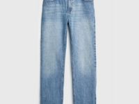 Джинсы Boyfriend с низкой посадкой, Голубой