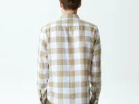 Мужская клетчатая рубашка Lacoste