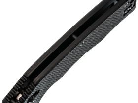 Складной нож Obertech ns-01 Drop point satin, сталь VG-10, рукоять G10, черный