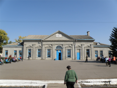 Здание железнодорожного вокзала