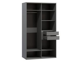 Шкаф-купе Беррингтон 2-120x210 Графитовый