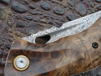 Складной нож Steelclaw Айва, сталь VG10/Damascus, рукоять дерево